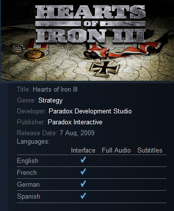 Hearts of Iron III Steam - Click Image to Close
